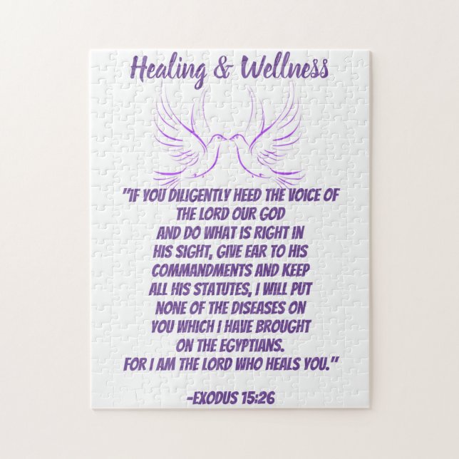 Quebra-cabeça Sou o Senhor que te cura (Vertical)