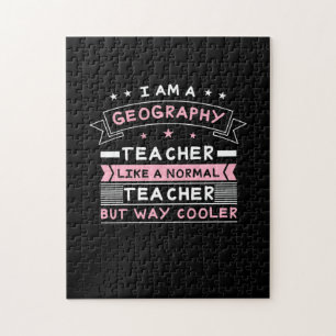 Quebra-cabeça Sou Professora De Geografia