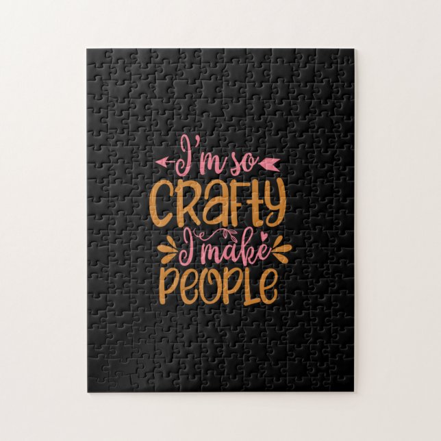 Quebra-cabeça sou tão habilidosa que faço pessoas (Vertical)