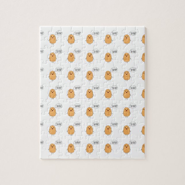 Quebra-cabeça Sou uma batata e orgulhosa (Vertical)
