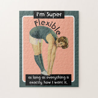 Quebra-cabeça Sou uma mulher sarcástica super flexível e sarcást