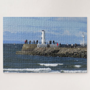 Quebra-cabeça South Pier, Ayr, Escócia