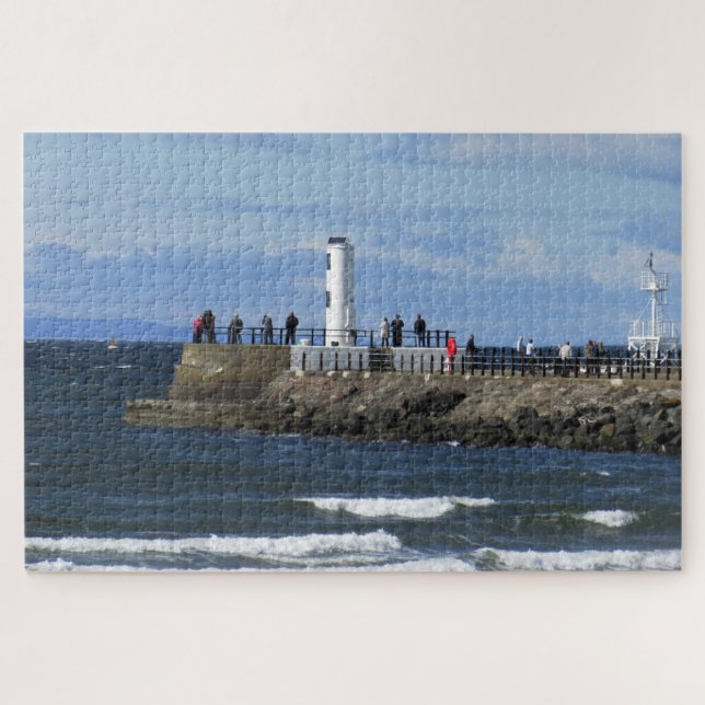 Quebra-cabeça South Pier, Ayr, Escócia (Horizontal)