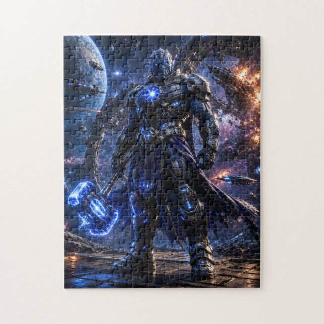 Quebra-cabeça Space Alien Warrior Puzzle (Vertical)
