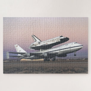 Quebra-cabeça Space Shuttle Atlantis no topo da Nasa 747