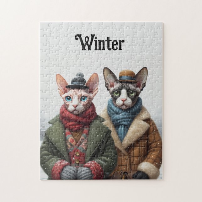 Quebra-cabeça Sphynx (Vertical)