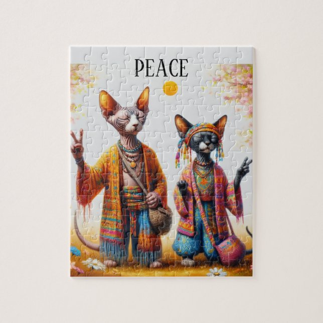 Quebra-cabeça Sphynx Cat (Vertical)