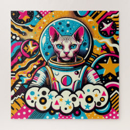QUEBRA-CABEÇA SPHYNX CAT-ASTRONAUT