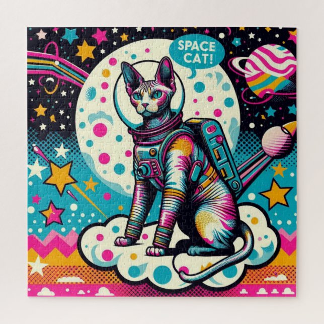 QUEBRA-CABEÇA SPHYNX CAT-ASTRONAUT 3 (Vertical)