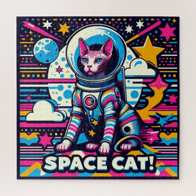 QUEBRA-CABEÇA SPHYNX CAT-ASTRONAUT 5 (Vertical)