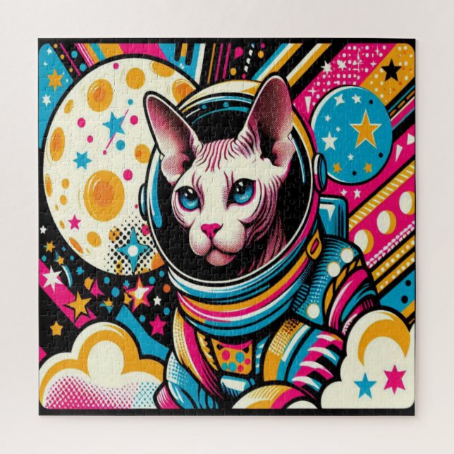QUEBRA-CABEÇA SPHYNX CAT-ASTRONAUT 7 (Vertical)