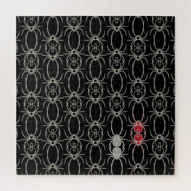 Quebra-cabeça Spiders - Bat Black and Bone White (Vertical)