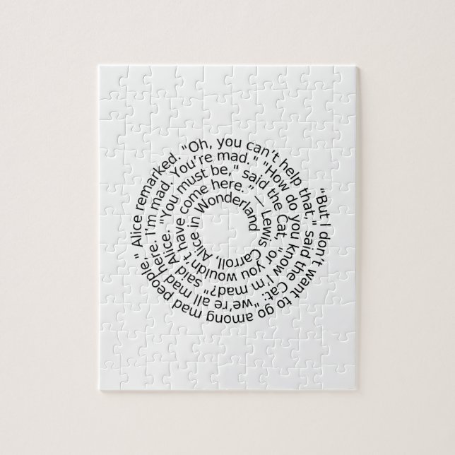 Quebra-cabeça Spiral-alicewonderland2 (Vertical)