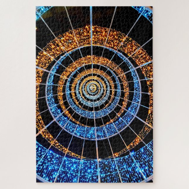 Quebra-cabeça Spiral Twinkle Lights Jigsaw Puzzle (Vertical)