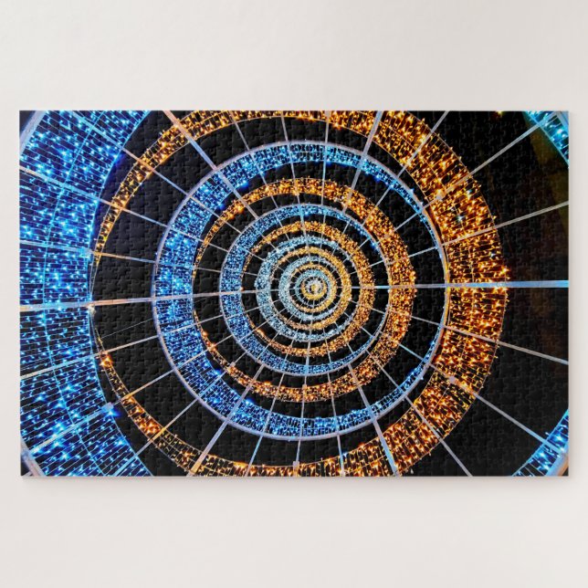Quebra-cabeça Spiral Twinkle Lights Jigsaw Puzzle (Horizontal)