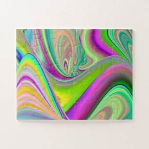 Quebra-cabeça Spirit of Summer Breeze, Abstrato 3D Rainbowart