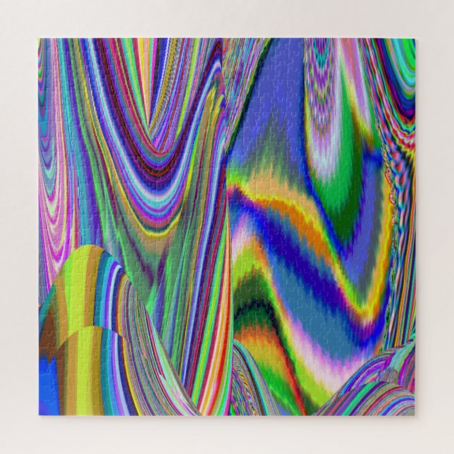Quebra-cabeça Spirit of Summer Breeze, Abstrato 3D Rainbowart (Vertical)