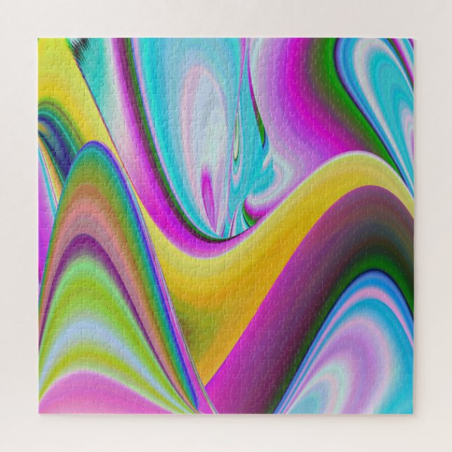 Quebra-cabeça Spirit of Summer Breeze, Abstrato 3D Rainbowart (Vertical)