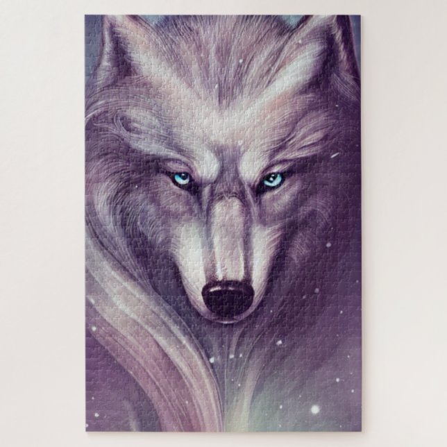 Quebra-cabeça Spiritual Wolf Jigsaw Puzzle (Vertical)