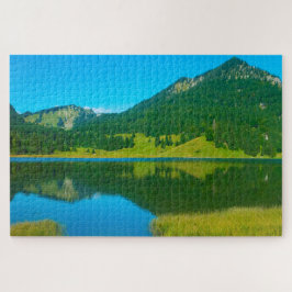 Quebra-cabeça Spitzingsee Baviera Alemanha.