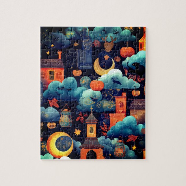 Quebra-cabeça Spooky Night Sky (Vertical)