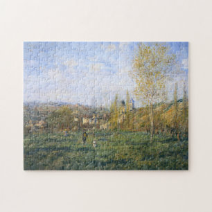 Quebra-cabeça Springtime em Vetheuil Monet Fine Art