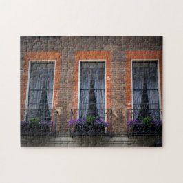 Quebra-cabeça Springtime London Lavender Window Boxes Puzzle