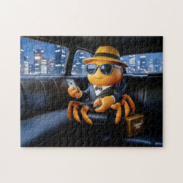 Quebra-cabeça Spy Crab Riding In Stretch Limo Mission (Horizontal)