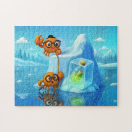 Quebra-cabeça Spy Crabs Climbing Iceberg For Secret Message