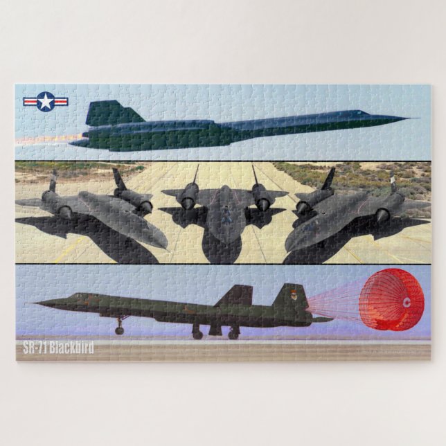 Quebra-cabeça SR-71 BLACKBIRD (20x30 POLEGADAS) (Horizontal)
