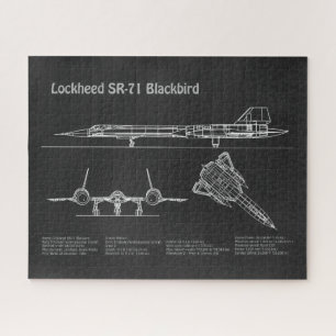 Quebra-cabeça SR-71 Blackbird - Planos de bordo PD
