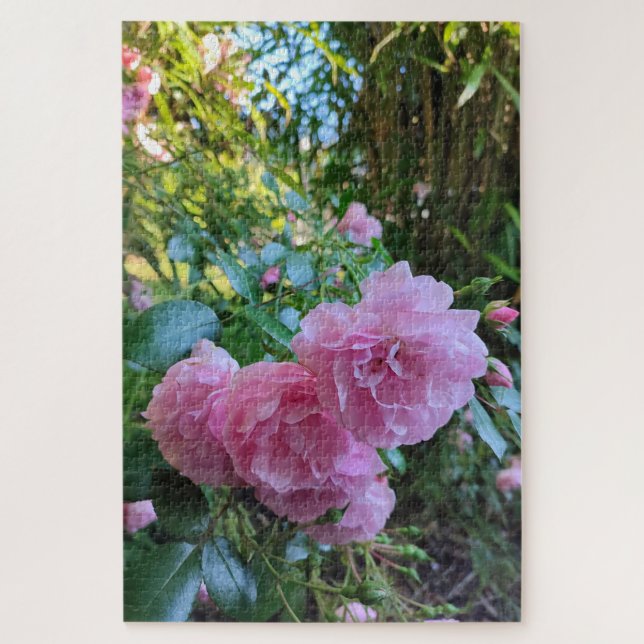 Quebra-cabeça Sra. Ash Rosa e Bamboo. (Vertical)