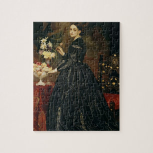 Quebra-cabeça Sra. James Guthrie, c.1864-5 (óleo em canvas)