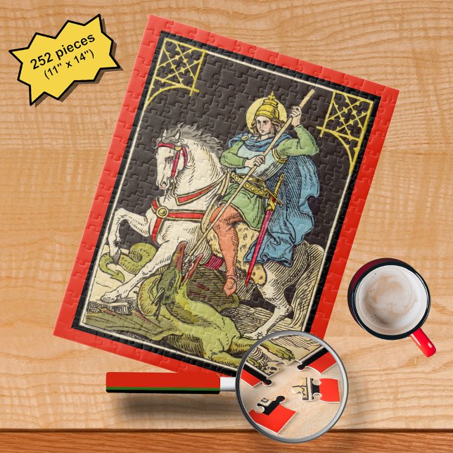 Quebra-cabeça St. George a Cavalo (BS 01) (Criador carregado)