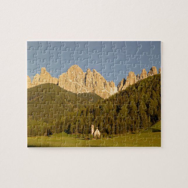 Quebra-cabeça St Giovanni, Val di Funes, Dolomitas, Itália (Horizontal)