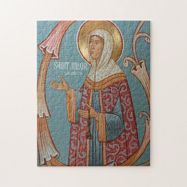 Quebra-cabeça St. Juliana of Lazarevo Orthodox Christian Icon (Vertical)