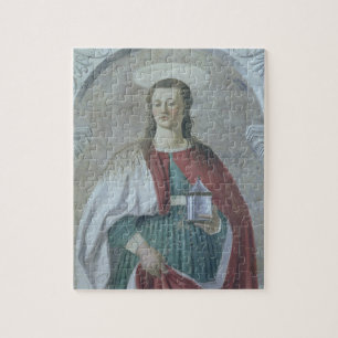 Quebra-cabeça St Mary Magdalene, 1466 (fresco) (detalhe) (veja