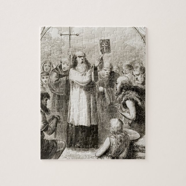 Quebra-cabeça St Patrick que mostra às pessoas de Ireland os (Vertical)