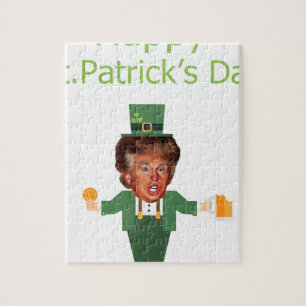 Quebra-cabeça st patrics trump leprechaun