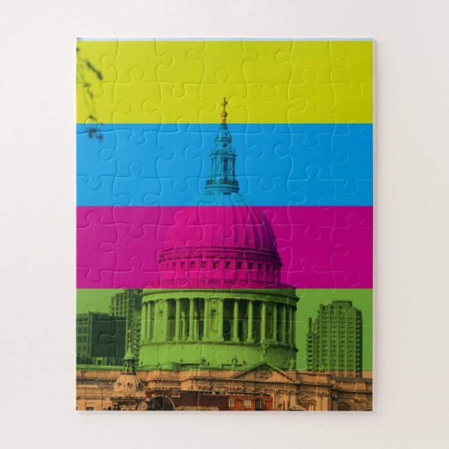 Quebra-cabeça St Pauls em Cores (Vertical)