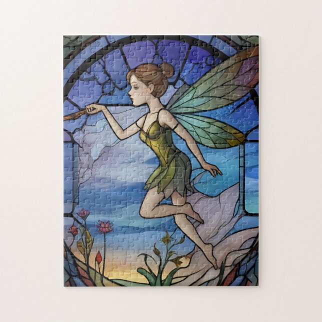 Quebra-cabeça Stainglass Fairy (Vertical)