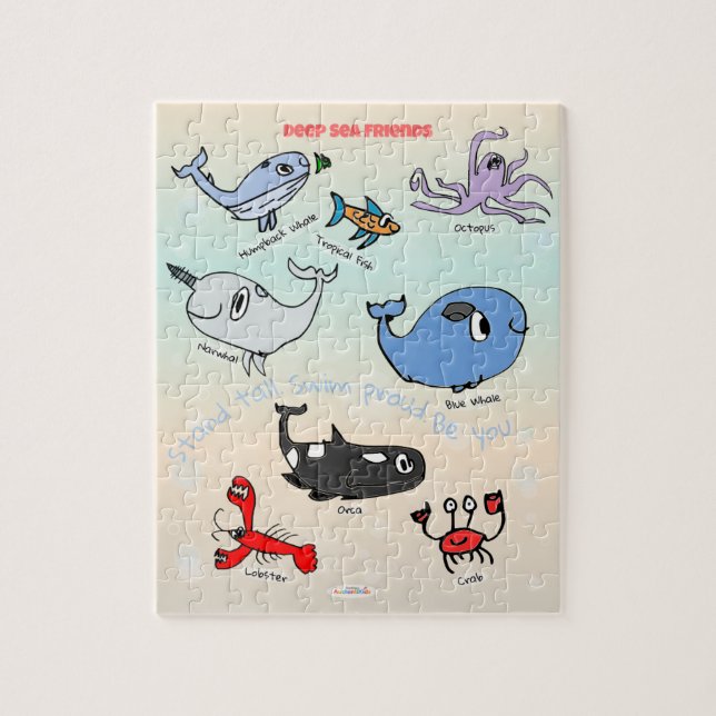 Quebra-cabeça Stand Tall - Deep Sea Puzzle (Vertical)