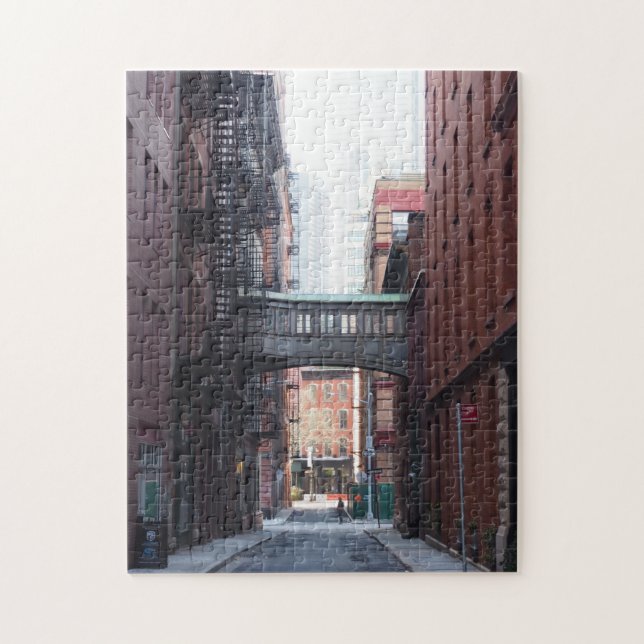 Quebra-cabeça Staple Street Skybridge Tribeca Nova Iorque NYC (Vertical)