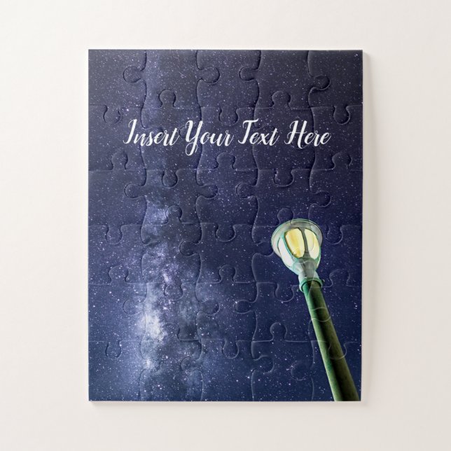 Quebra-cabeça Starry Night Milky Way Galaxy Stars Sky (Vertical)