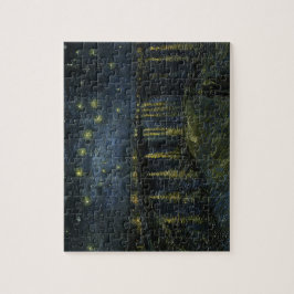 Quebra-cabeça Starry Night on the Rhone de Van Gogh