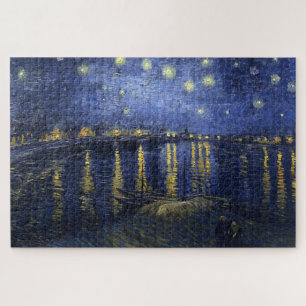 Quebra-cabeça Starry Night Over the Rhone