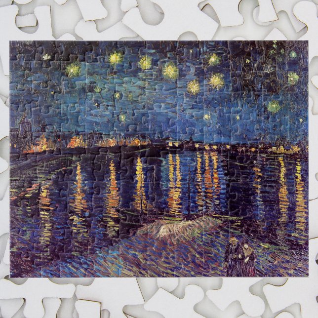 Quebra-cabeça Starry Night Over the Rhone, por Vincent van Gogh (Criador carregado)