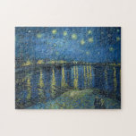 Quebra-cabeça Starry Night Over the Rhone por Vincent Van Gogh<br><div class="desc">Van Gogh - uma celebração dos Mestrados da Arte</div>