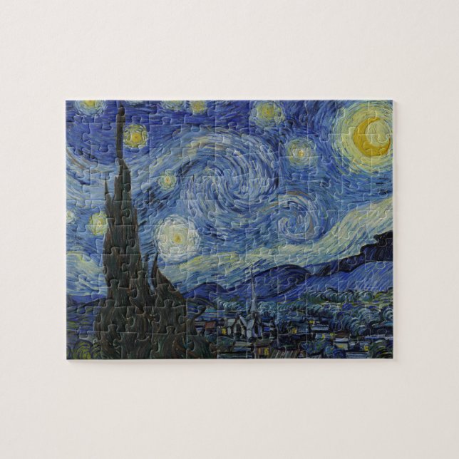 Quebra-cabeça Starry Night por Van Gogh (Horizontal)