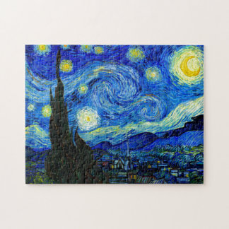 Quebra-cabeça Starry Night por Van Gogh Fine Art